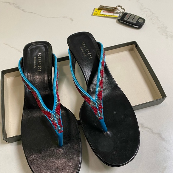 Gucci Glitter Thong Sandals- Vintage Tom Ford Collection - Picture 3 of 5